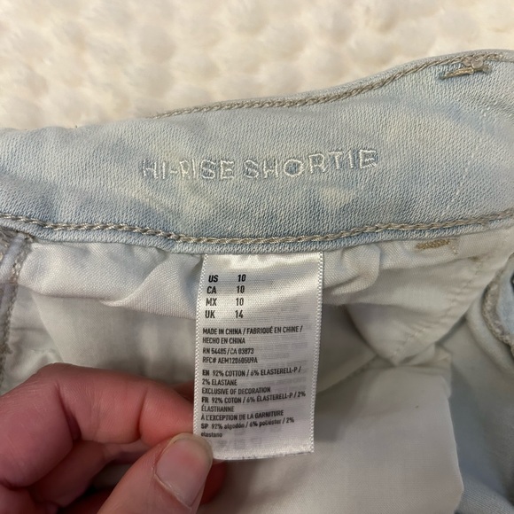 American Eagle Super Stretch Hi-Rise Shortie Shorts - Picture 3 of 5